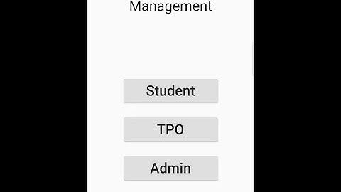 Training and Placement Management App #flutter #firebase