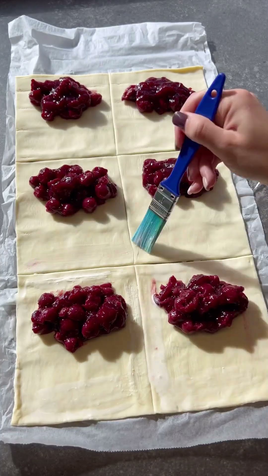 Schnelle Kirschtaschen🍒IG: laras_tortenzauber - YouTube