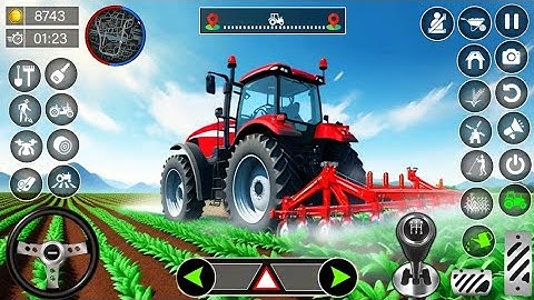 Modern Tractor Farming Driving Simulator 3D - New Tractor Games - Android Gameplay