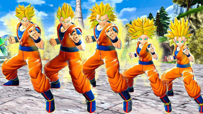 Dragonball Online - Super Saiyan Hairstyles 