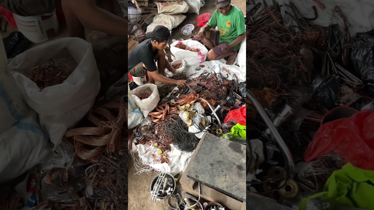 Jual logam tembaga buat beli bakso