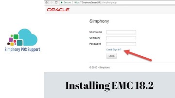 EMC 18.2 for Oracle Hospitality Simphony POS