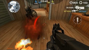 Playing Forward Assault remix (practice mode) | Crazy games