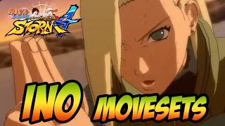 Naruto Ultimate Ninja Storm 1-4 - Ino Movesets