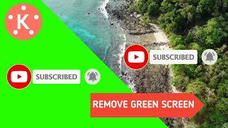 How to remove green screen from subscriber and bell icon animation in kinemaster||kinemaster||tricks