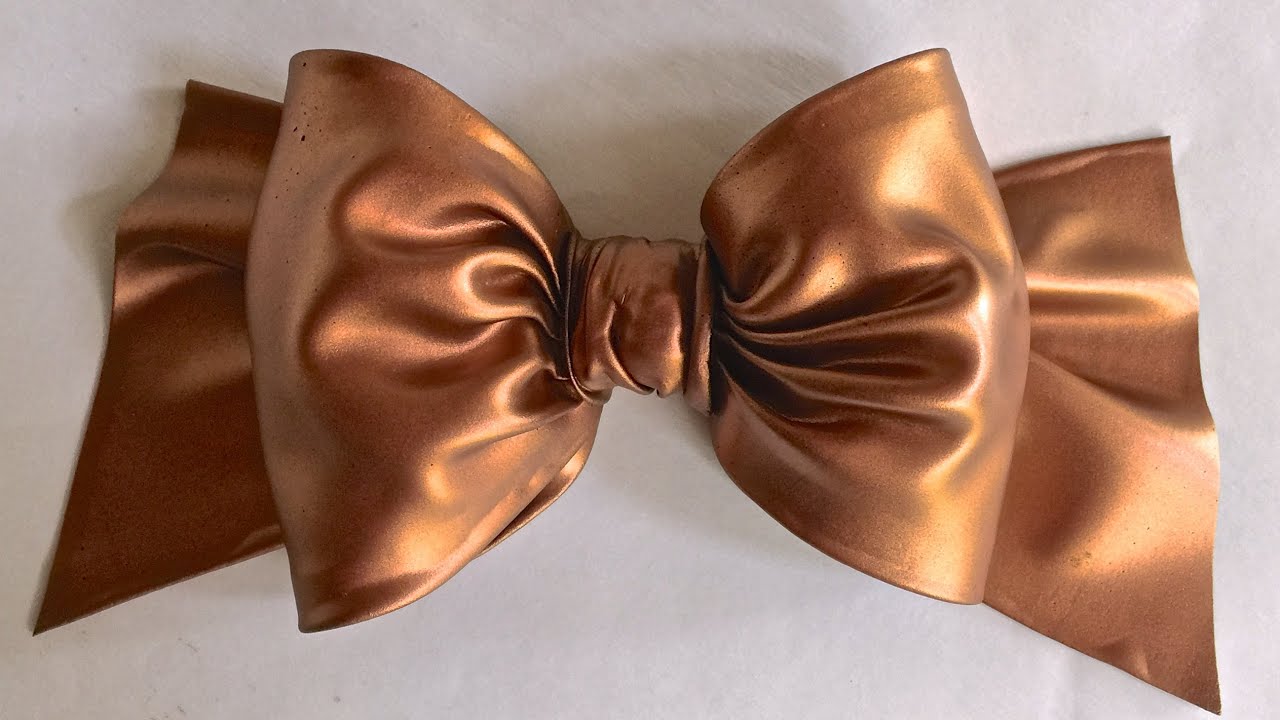 Edible Copper SugarVeil Bow YouTube