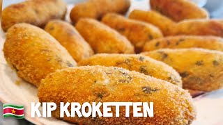 Surinaamse kip kroket recept|Surinamese Chicken croquettes recipe|