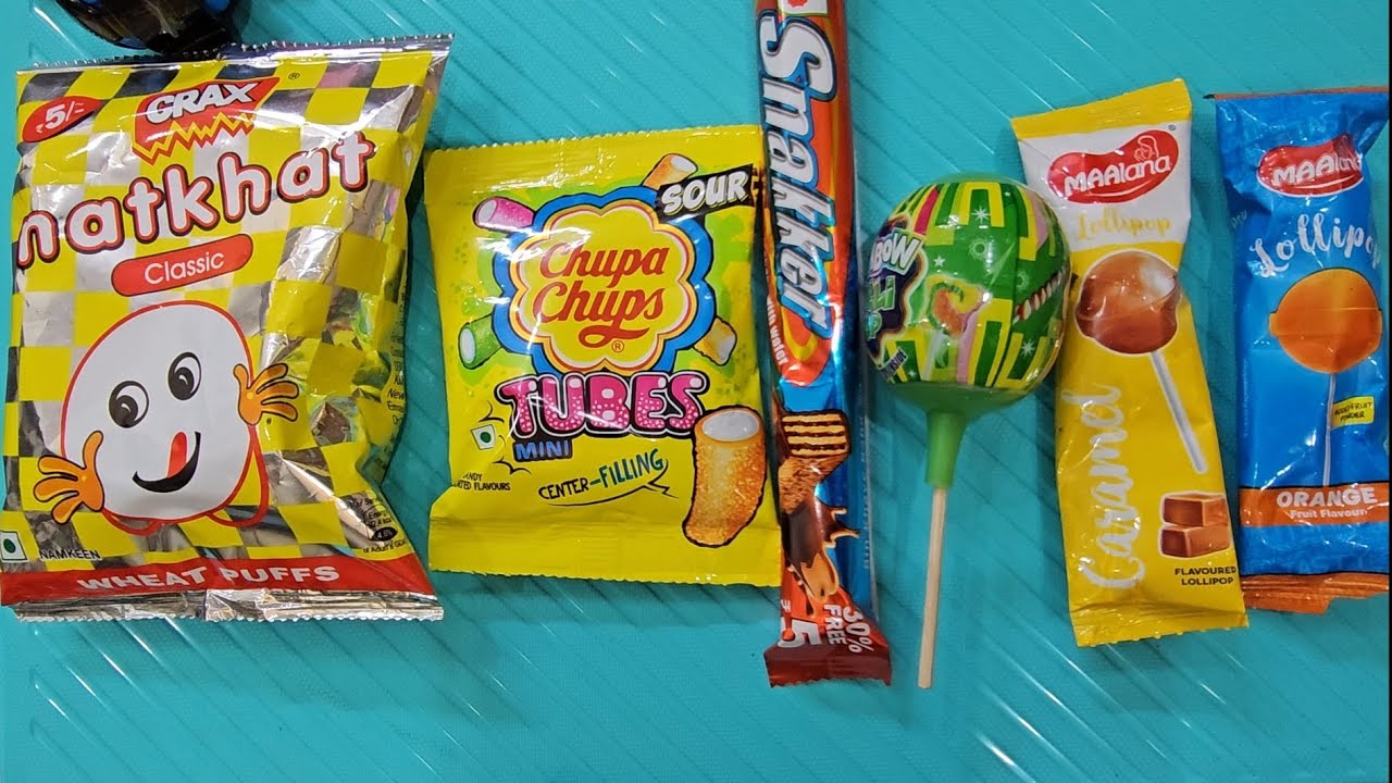 ASMR Satisfying Candy Unwrapping | Chocolate Rainbow Lollipops, Chupa Chups & Natkhat 🍭🍫