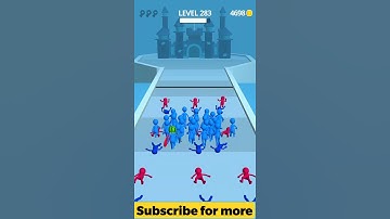 Join Clash 3D Level 283 Gameplay Walkthrough (Android & iOS) #shorts