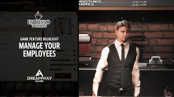 Espresso Tycoon - game feature highlight #3: Manage your employees