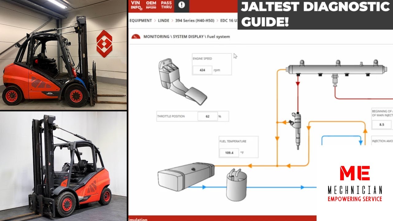 How to Diagnose Linde Forklifts with Jaltest | Linde 394 Model and More!