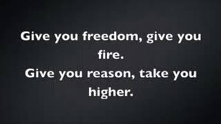 give me freedom give me fire song with lyrics