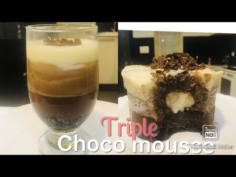 Video Triple layer chocolate mousse recipe - youtube