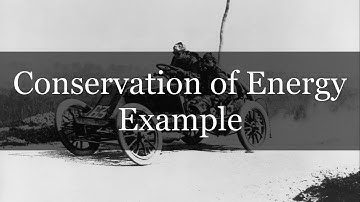 Conservation of Energy Example - Engineering Dynamics