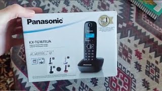 Купил домашний телефон Panasonic установка  телефона