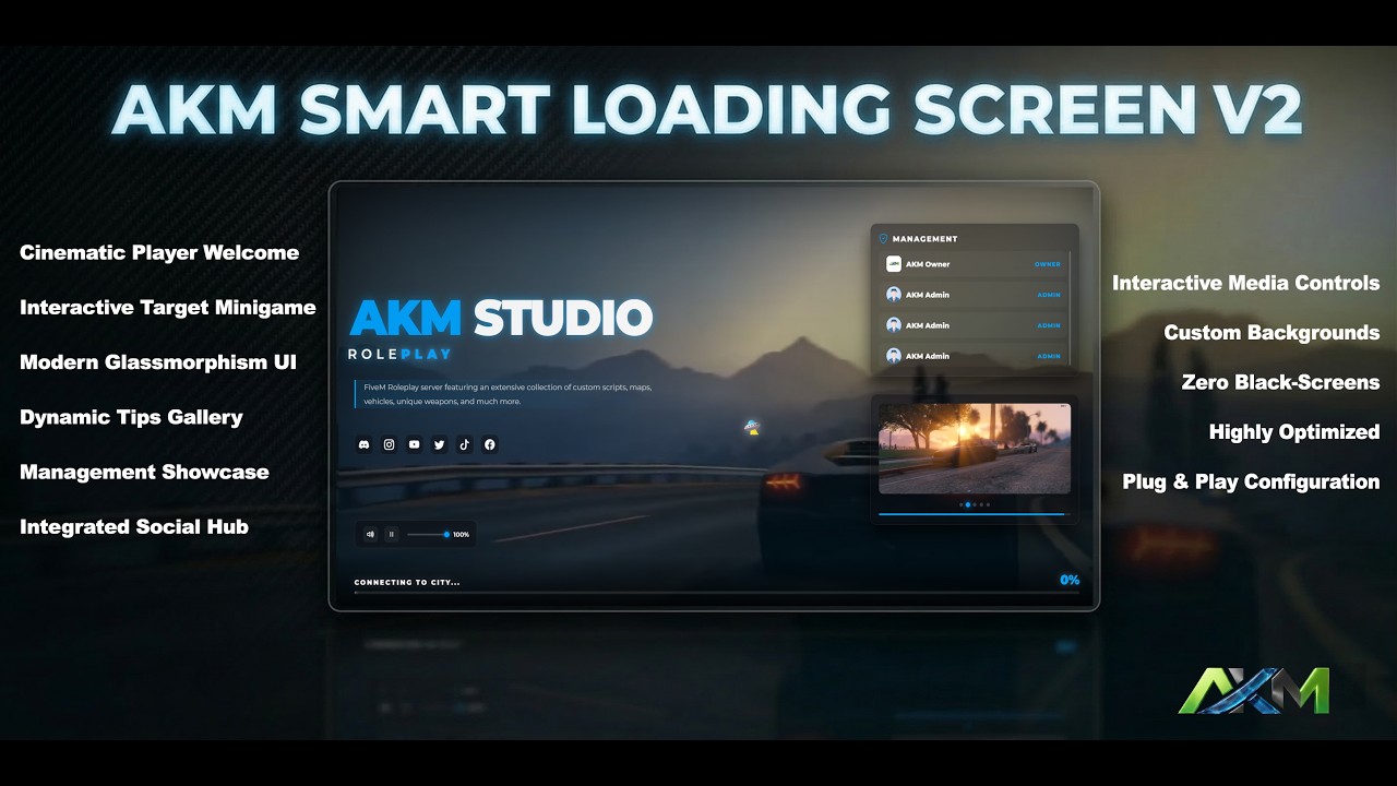 AKM Smart Loading Screen V2 | Advanced UI & Interactive Minigame - YouTube