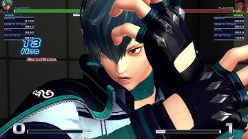 Shunei MAX combo KOFXIV demo