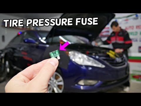 HYUNDAI SONATA TPMS TIRE PRESSURE MONITOR SYSTEM LOCATION REPLACEMENT