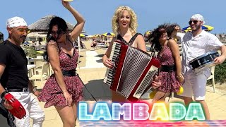 Lambada cover FISARMONICA Noemi Gigante ballo latino americano video spiaggia ( cover Kaoma )