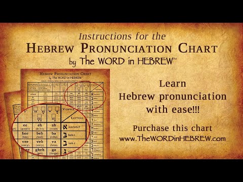 Hebrew Chart
