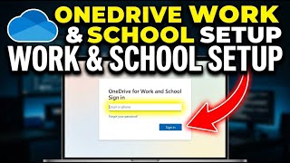 How to register with OneDrive for Work and School Setup - Quick Tutorial
