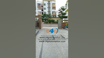 Modern Stainless Steel Main Entrance Security Gate Automation System | Remote Control Sliding Gate