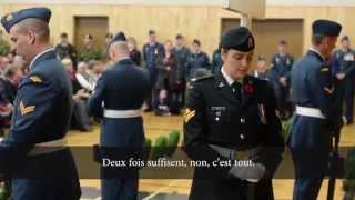 14 Wing Remembrance Day Ceremonies in Midelton NS