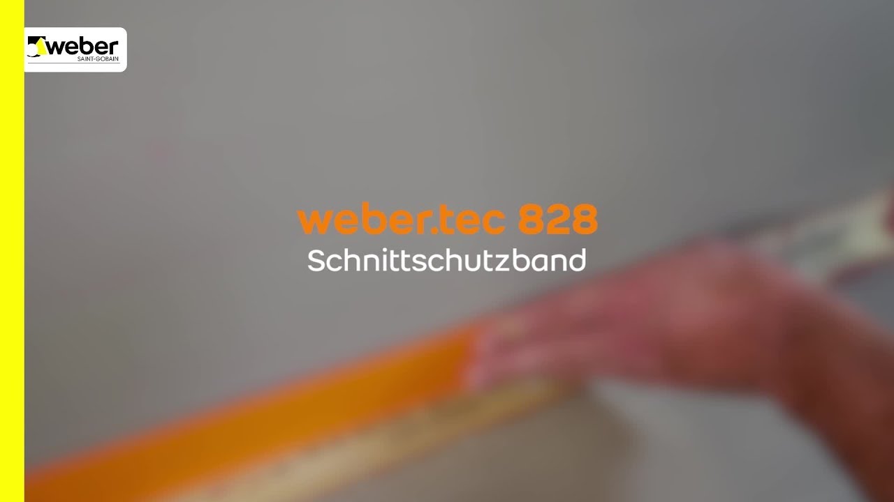 weber tec 828 SZ - Schnittschutzband - YouTube