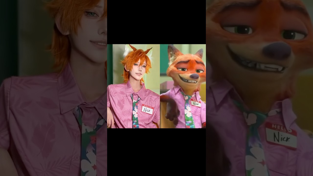 Nick Wilde Face #anime #game #fyp #zootopia #nick #nickwilde #cos #cosplay #cosplayer #girl