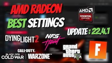 AMD Radeon Software Update * 22.4.1* | Best Settings To Increase Performance 👈