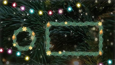 Christmas Free endscreen/outro template #6