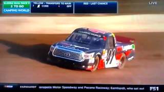 2016 NASCAR Trucks Eldora Heat race #5 FINISH