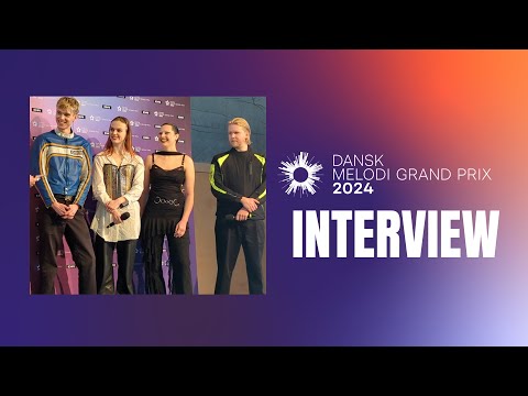 UBLU interview - Planetary Hearts (Dansk Melodi Grand Prix 2024 pressemøde)