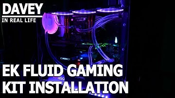 EK Fluid Gaming Kit installation time