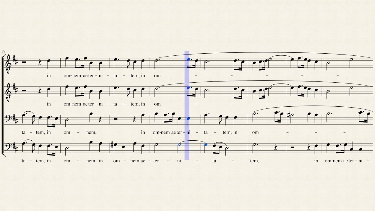 ZWEI GEISTLICHE CHOERE für vier Männerstimmen Op. 115 II Periti autem