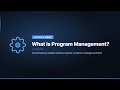 What is Program Management?