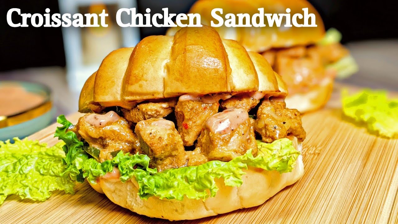 Croissant Chicken Sandwich Recipe By Rahi Cooks | How To Make Croissant Sandwich Recipe| Rahi Cooks