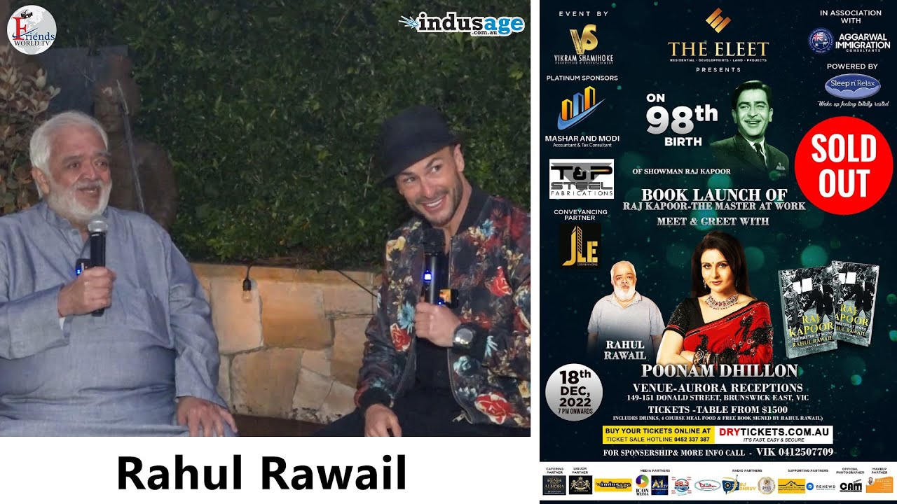 Rahul Rawail Interview | RAJ KAPOOR Book Launch