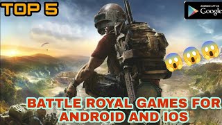 TOP 5 BATTLE ROYAL GAMES FOR ANDROID AND IOS MOBILE | ONLINE WAR GAMES screenshot 5
