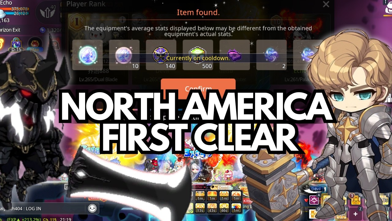 Maplestory M - NA FIRST DARKNELL CLEAR (Inosys and Scania Crossworld)