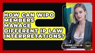 How Can WIPO Members Manage Different IP Law Interpretations? - Trademark and Patent Law Experts