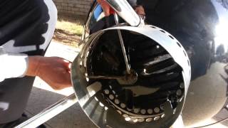 Change cleaning system on Weber One Touch Gold