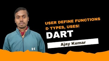 🔥 Dart -  Functions: Types & Uses Explained! By Ajay