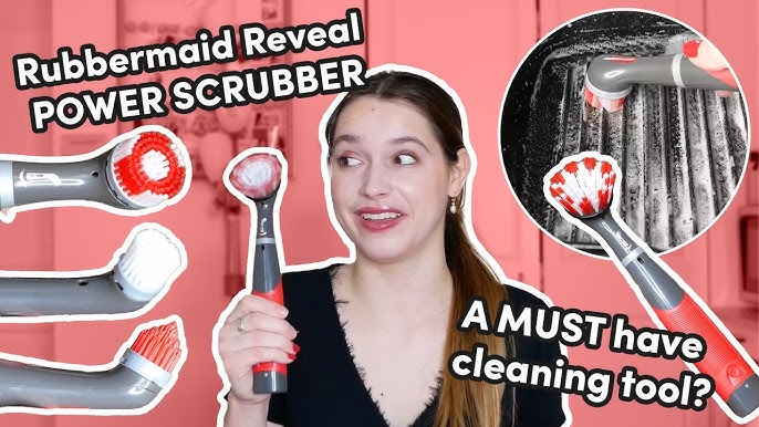 RUBBERMAID REVEAL POWER SCRUBBER REVIEW  CLEANING TILE GROUT WITH THE  SCRUBBER USING 3 METHODS 