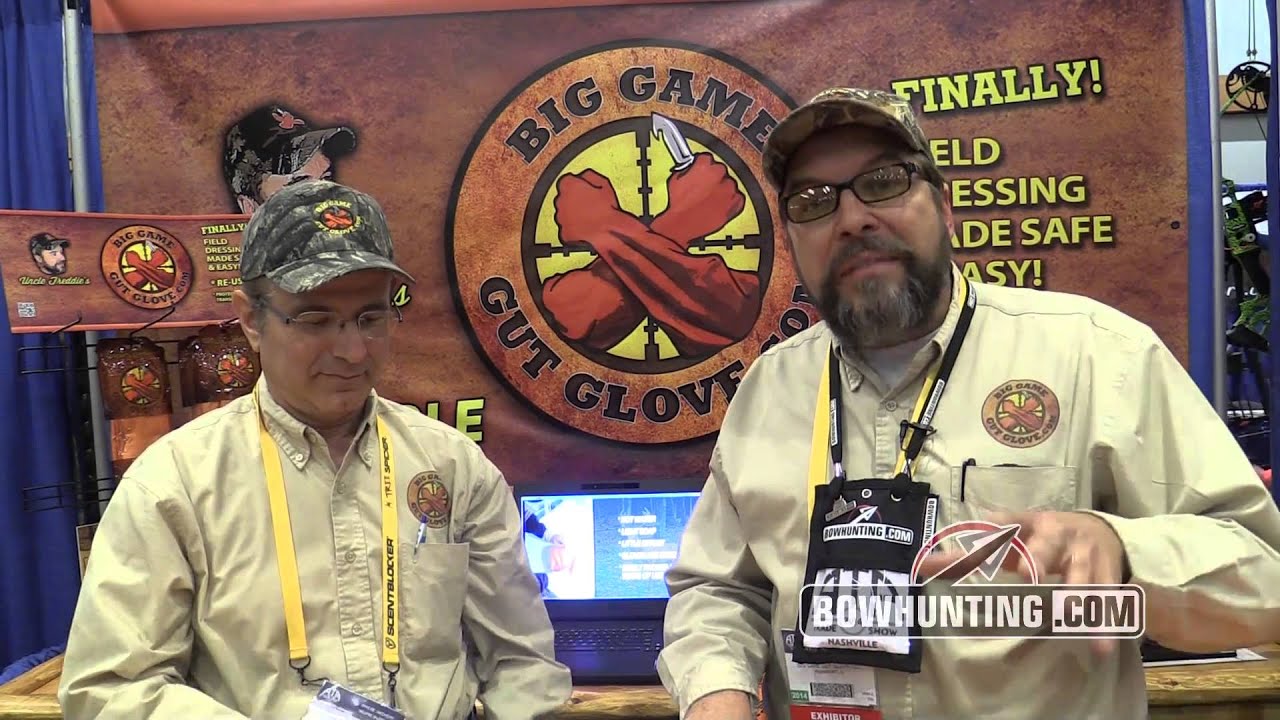 2014 New Bowhunting & Archery gear: Uncle Freddie's Big Game Gut Glove