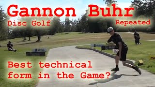 Gannon Buhr - Backhand Form - Disc Golf - Repeated