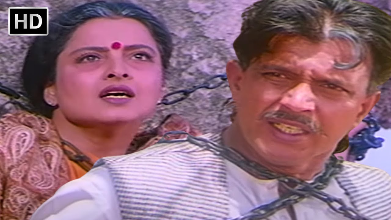 Climax - माँ मुझे इतनी शक्ति देना अपनी बेटी की इज्जत बचा सकू - Ab Insaf Hoga - Mithun, Rekha - HD