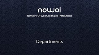 NOWOI - Departments