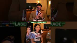 Hasan Piker and Ashley St Clair were FLIRTING #greenscreenvideo #tea #hasanpiker #flirt #podcast