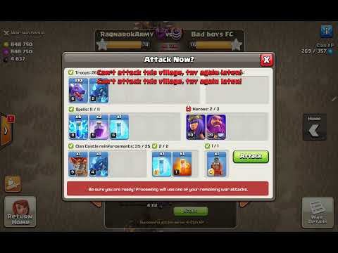 Bug At war/Cheat at Clan War Clash Of Clans